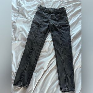 Mid rise rockstar super skinny jeans
